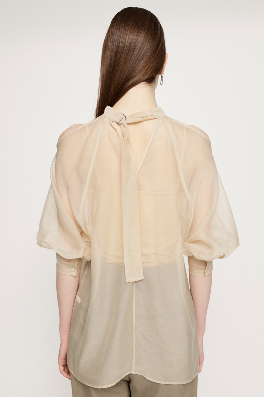 SLY | SHEER OPEN SHOULDER チュニック (シャツ・ブラウス ) |SHEL 