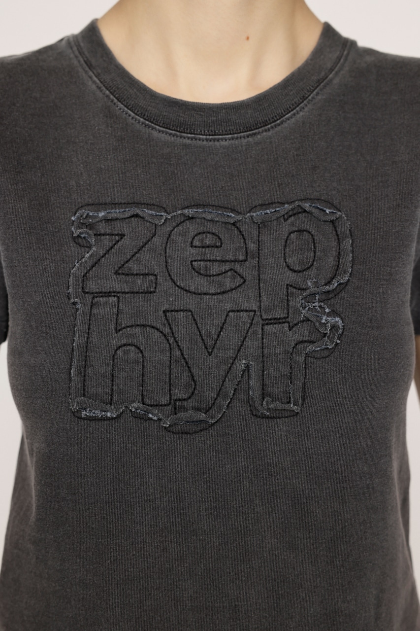 PATCH LOGO COMPACT Tシャツ L/BLK FREE