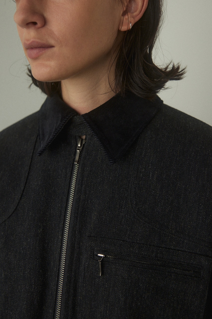 BLACK BY MOUSSY | corduroy collar jacket (ジャケット ) |SHEL'TTER