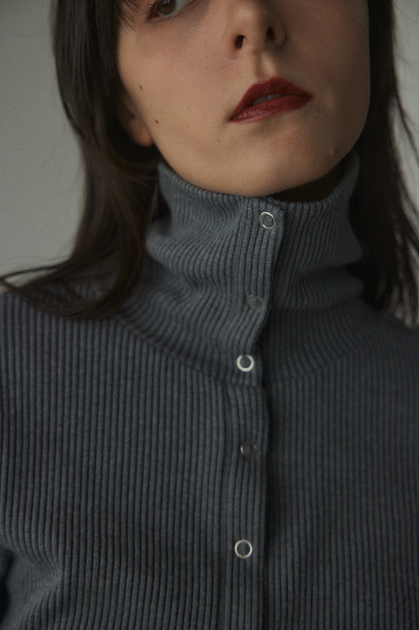 manyway turtle neck tops GRY FREE