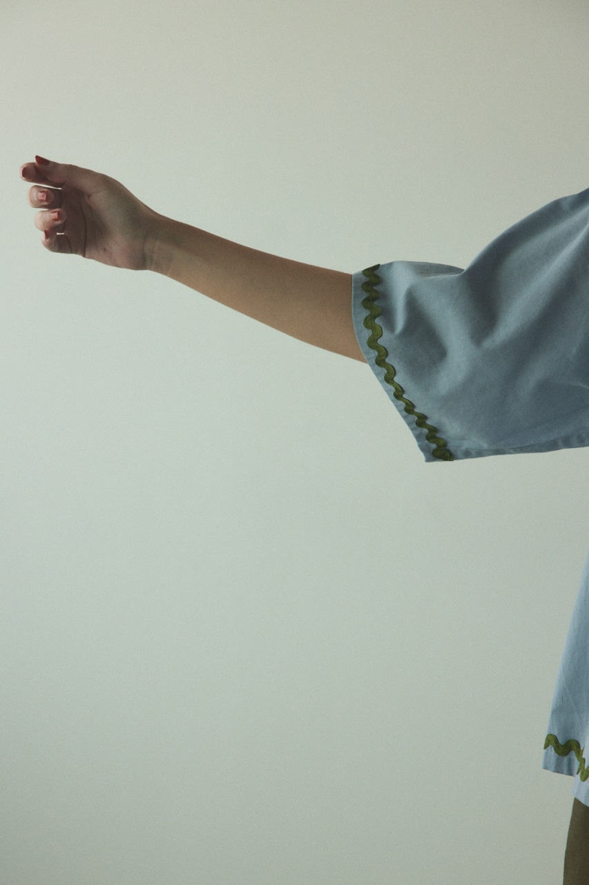 patch shirt L/BLU FREE