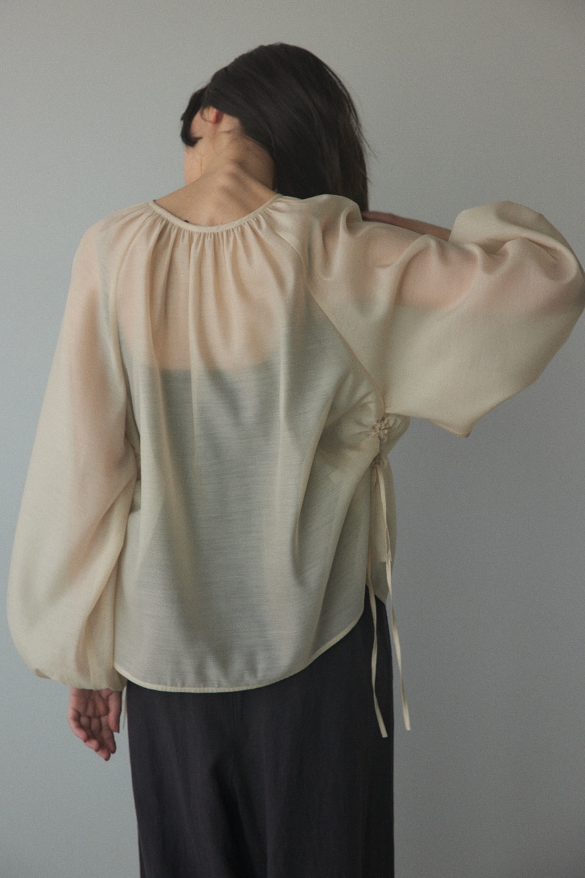 2way balloon blouse L/BEG FREE