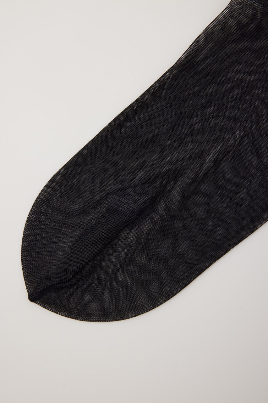 【MAISON MAVERICK PRESENTS】カレッジチュールソックス BLK FREE