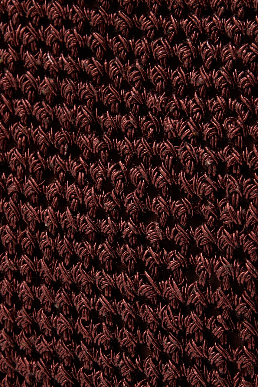 【SHEL'TTER SELECT】2wayハンドルメタリックコード編みバッグ D/GLD FREE