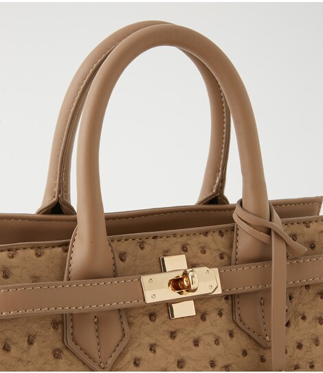 rienda | FオーストリッチコンビミディーBAG (すべて ) |SHEL 