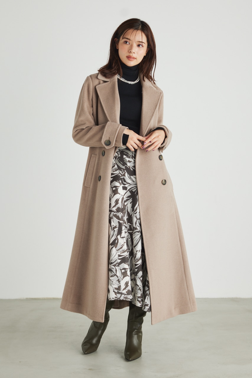 Picken Long coat Green L WOMEN FASHION Coats Casual discount 97% 
