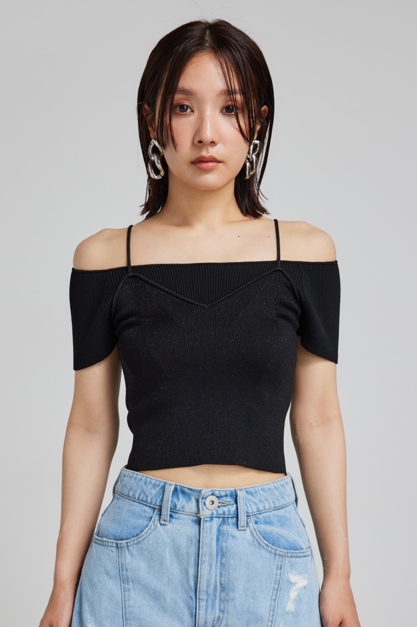 rienda | レイヤードニットトップス (ニット ) |SHEL'TTER WEBSTORE