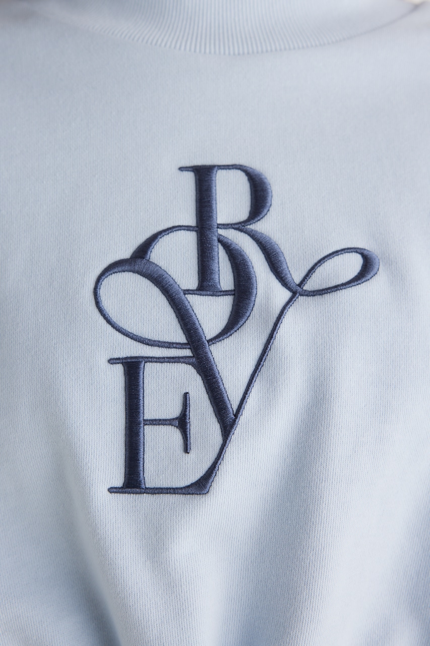 バルーンヘムロゴスウェットTOP L/BLU FREE