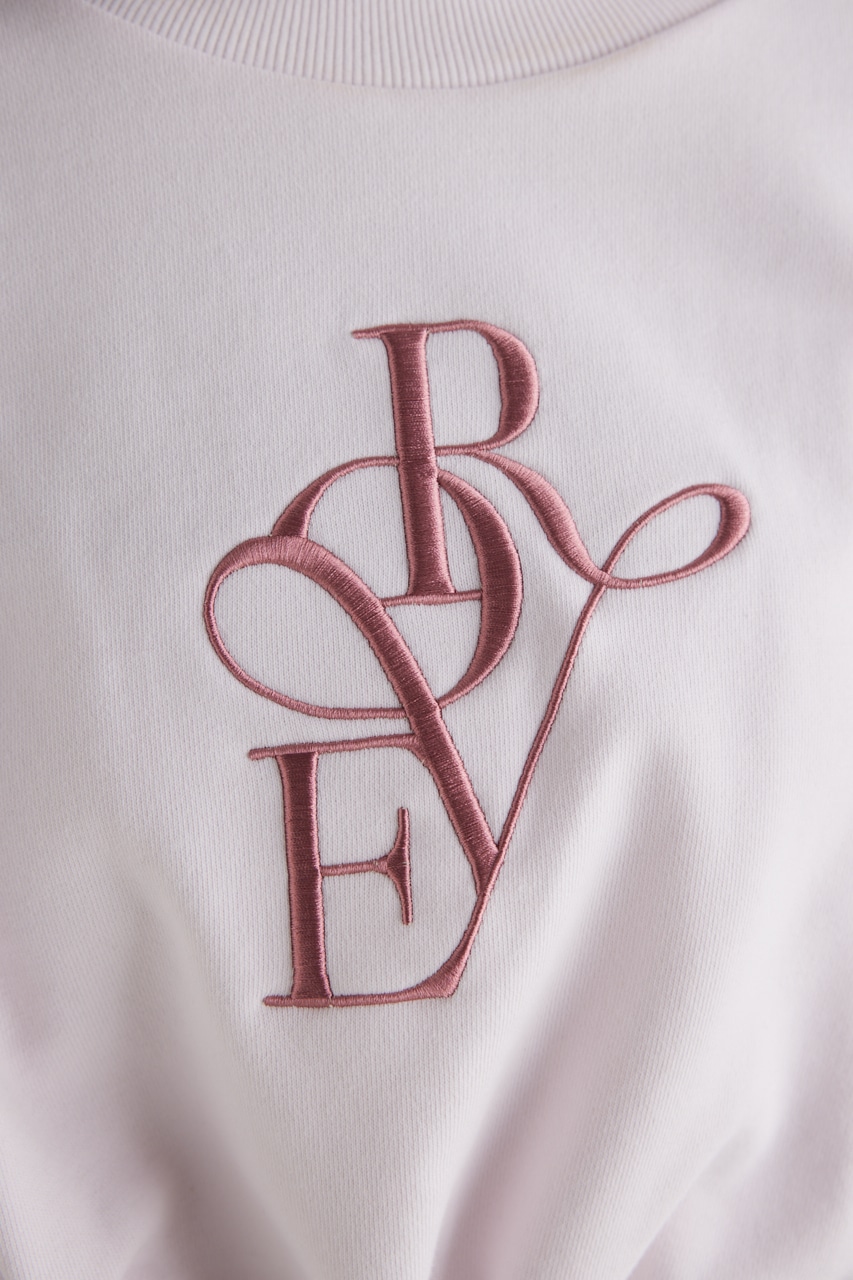 バルーンヘムロゴスウェットTOP L/PNK FREE