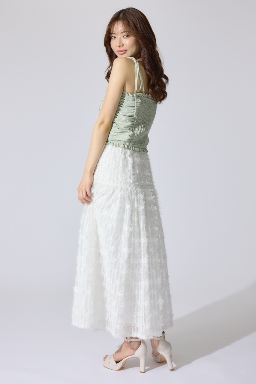 2WAYギャザーキャミトップス GRN FREE