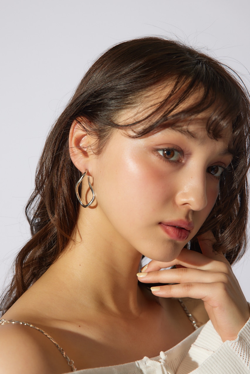 ニュアンスフープピアス SLV FREE