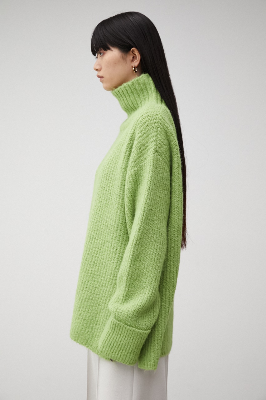 AZUL BY MOUSSY | BIG TURTLE MIX KNIT TOPS (ニット ) |SHEL'TTER