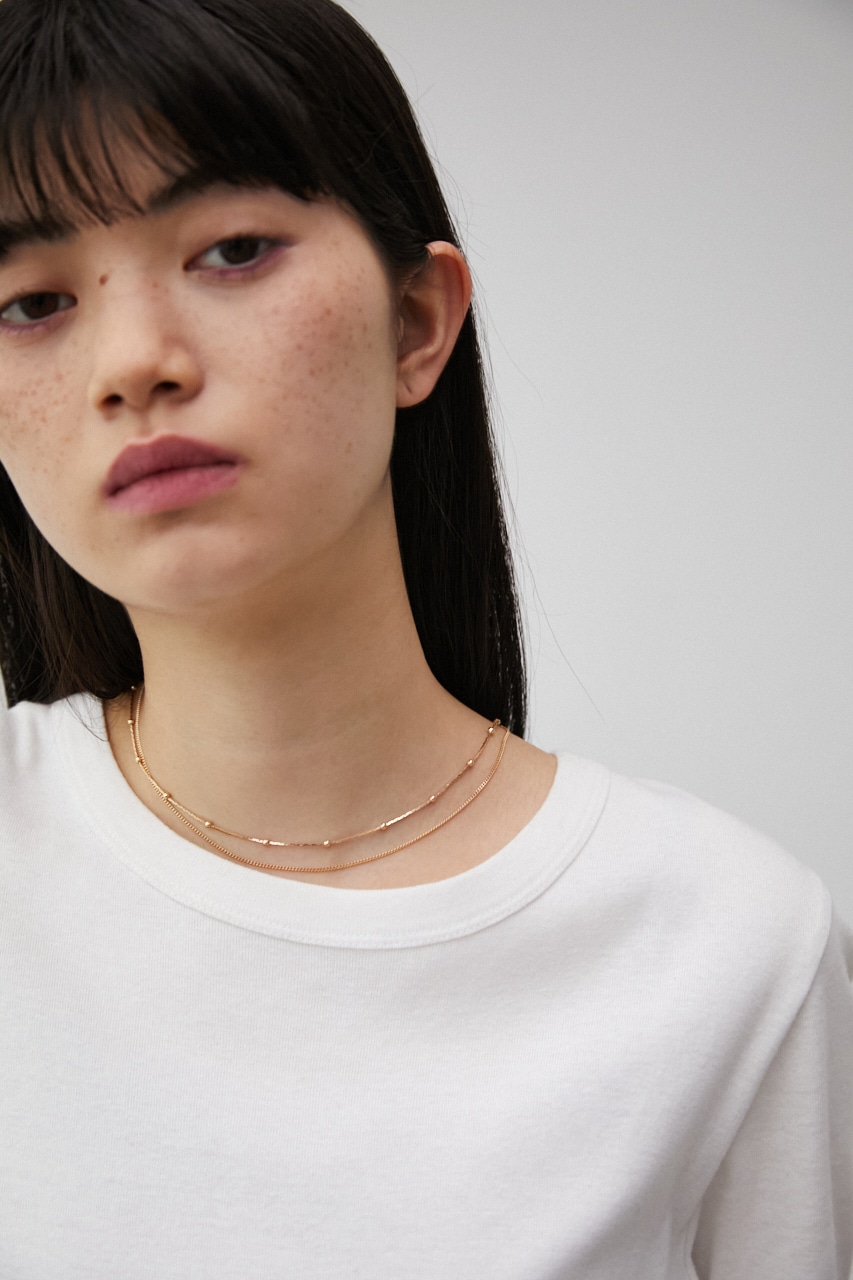 AZUL BY MOUSSY | DOT CHAIN COMBI NECKLACE (ネックレス ) |SHEL'TTER