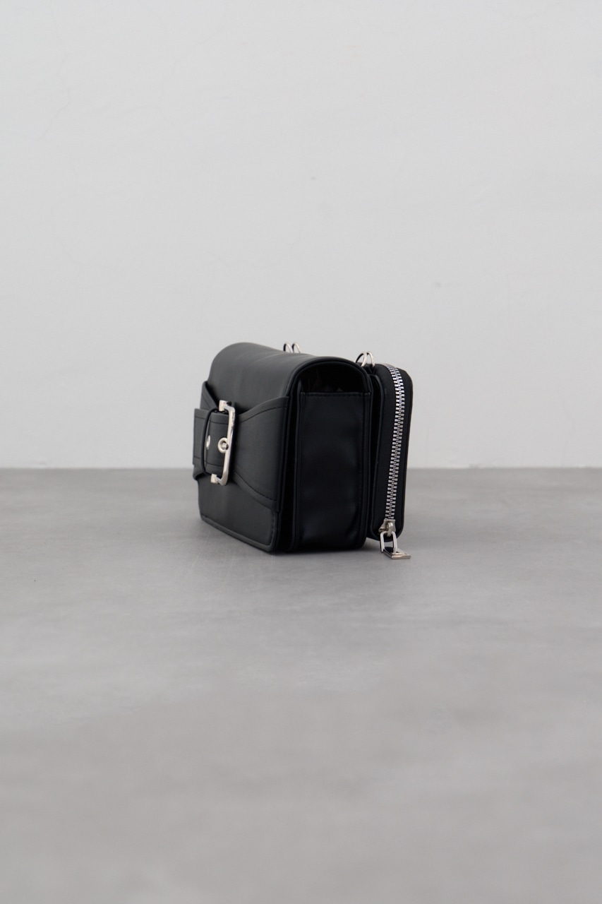 ビッグバックルウォレットバッグ BLK FREE