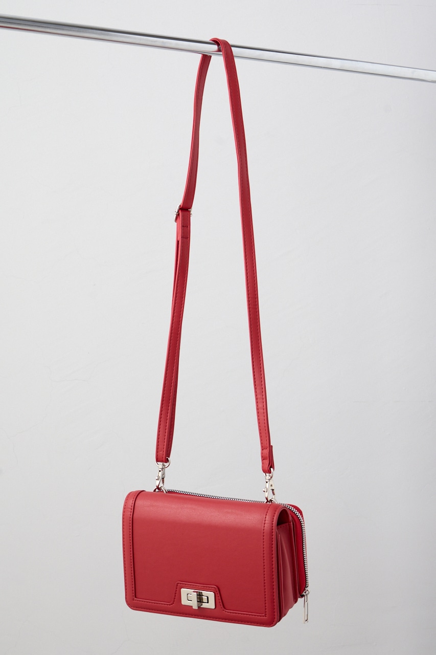 ターンロックバインディングウォレットバッグ RED FREE