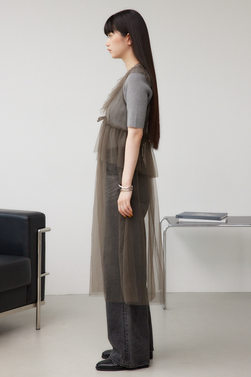 デザインチュールビスチェ GRY FREE