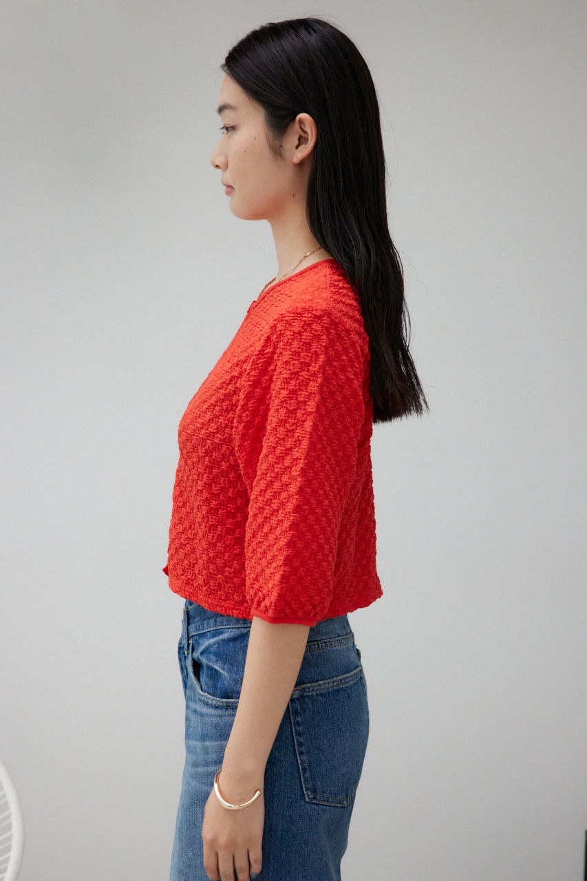 ポップコーンカットカーディガン ORG FREE