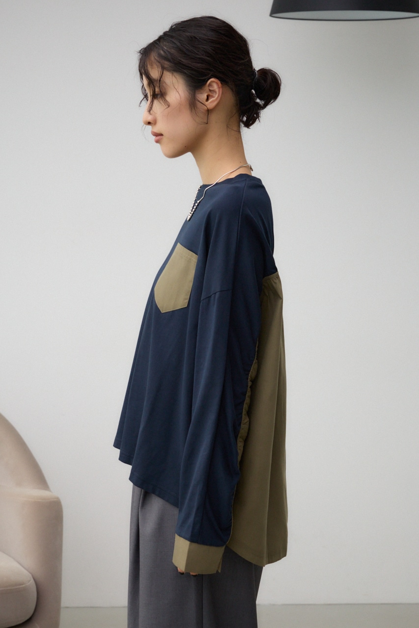 フハクキリカエプルオーバー NVY FREE