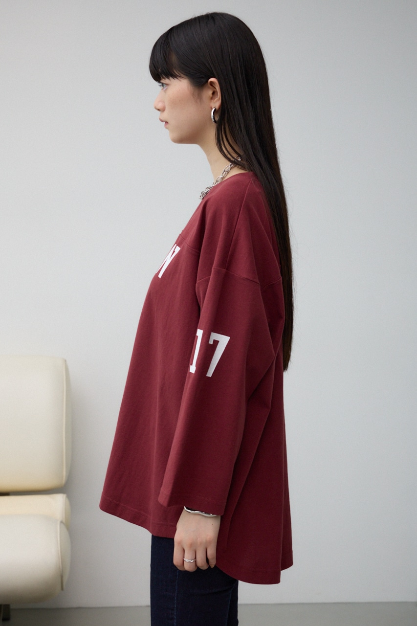 JM フットボールTシャツ D/RED FREE