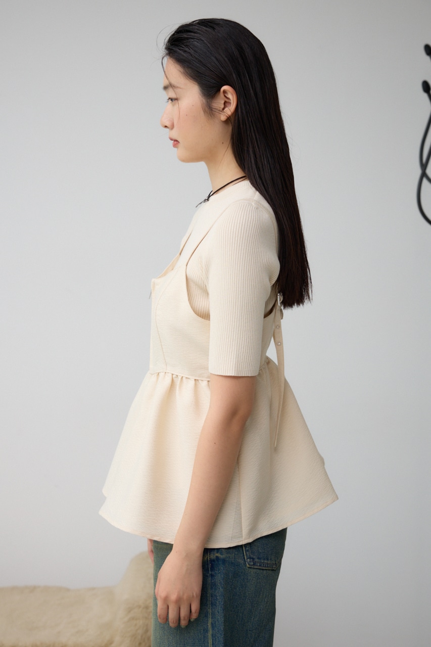 ジャガードフレアキャミ IVOY FREE