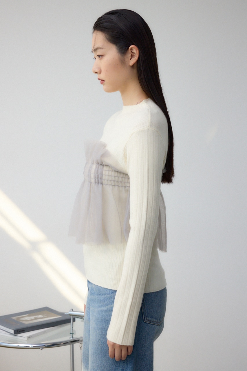 チュールビスチェドッキングニット IVOY FREE