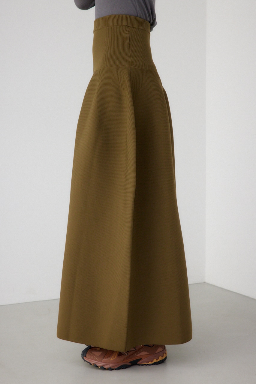 【PLUS】コクーンフォルム2WAYスカート KHA S