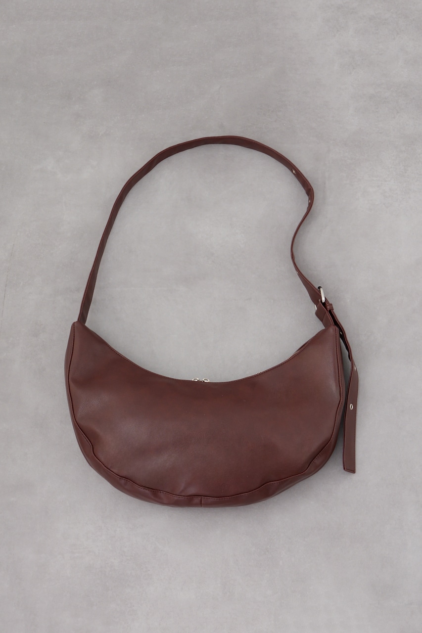 ジップデザインクロスボディバッグ BRN FREE