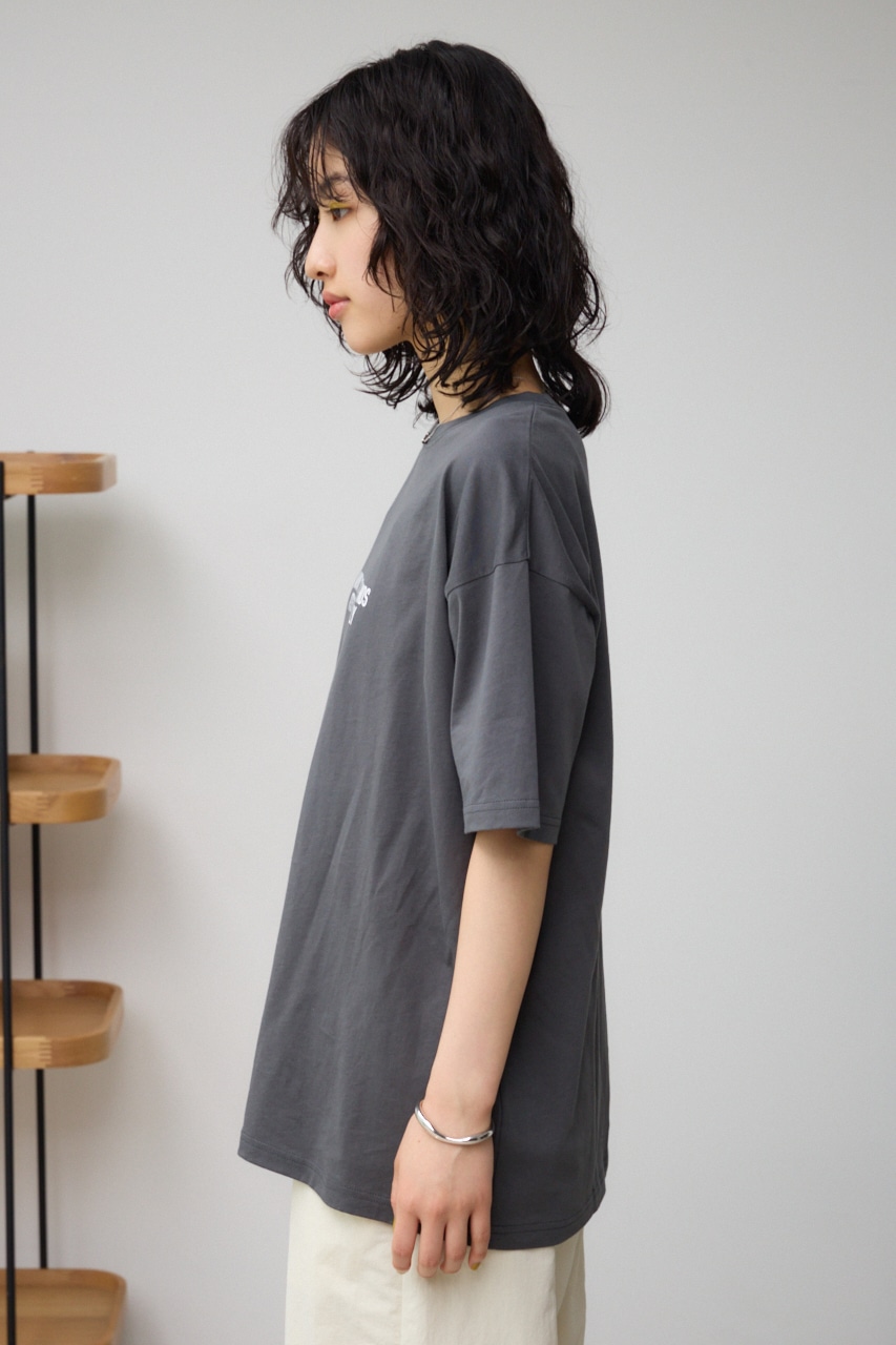 アソートロゴカラーTシャツ GRY S