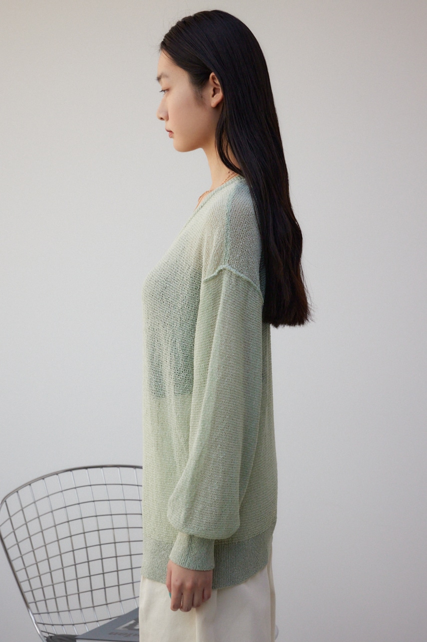 シアーグリッタールーズニット MINT FREE