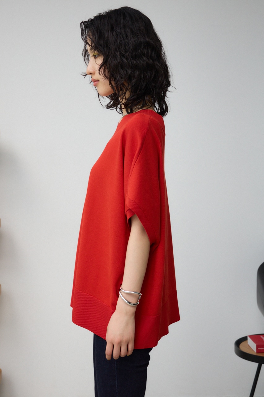 ワイドルーズニット RED FREE