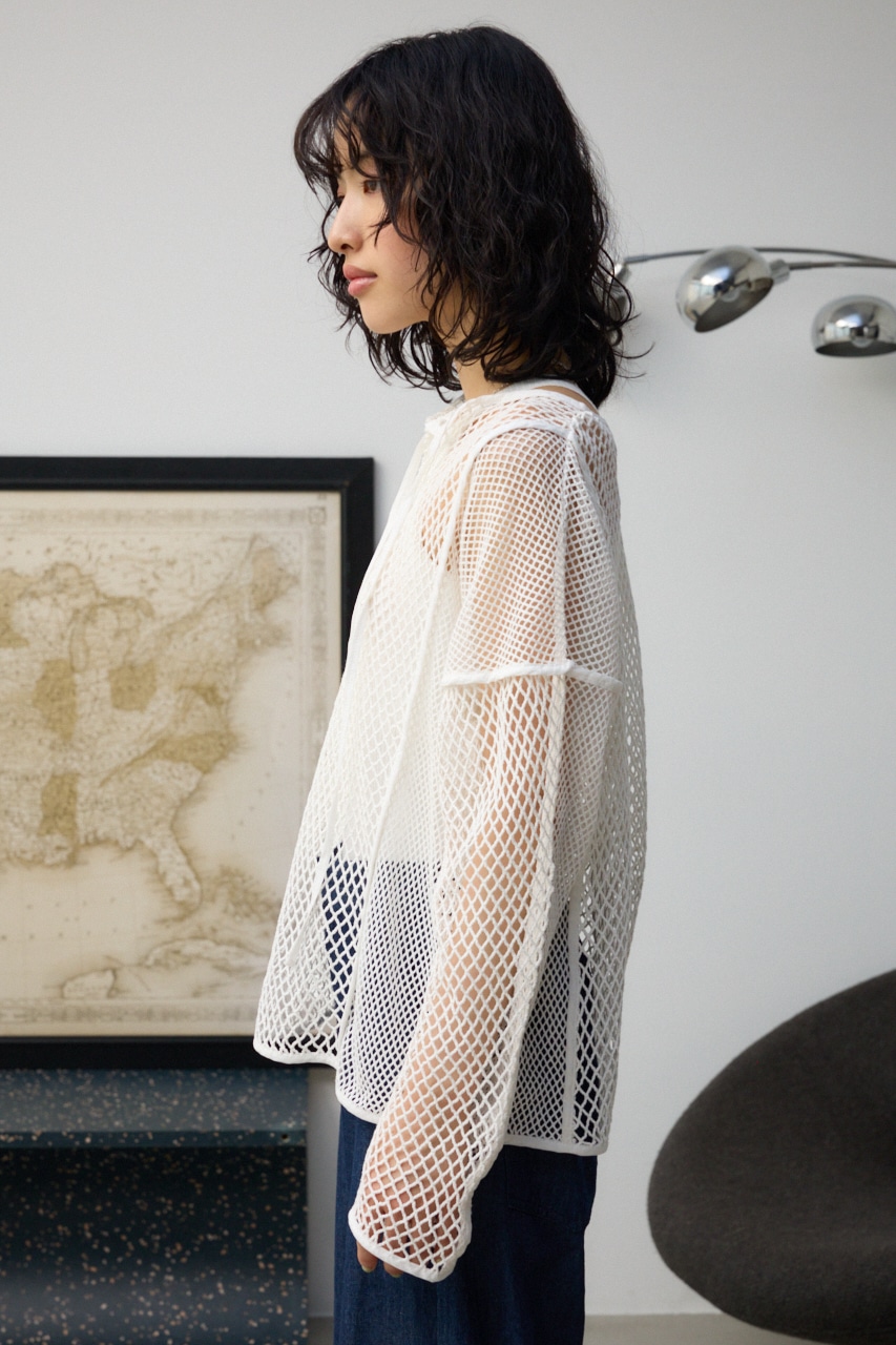 パターンメッシュプルオーバー IVOY FREE