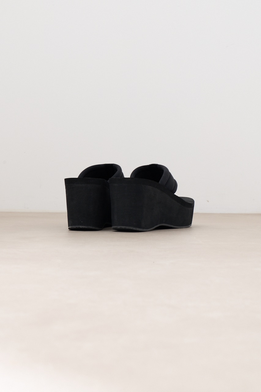 EVA厚底ビーチサンダル BLK LL