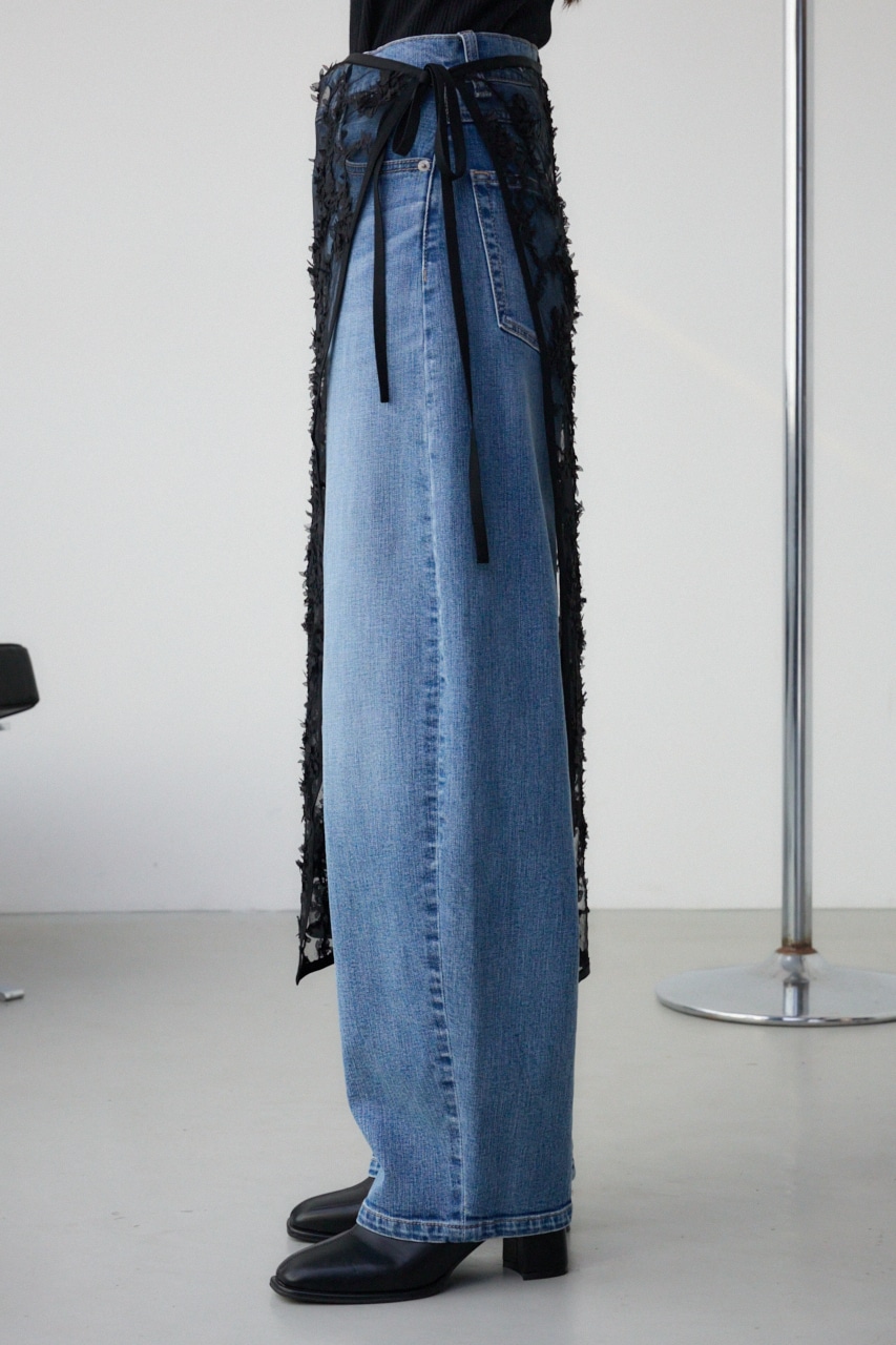 シアーレーススカート BLK FREE