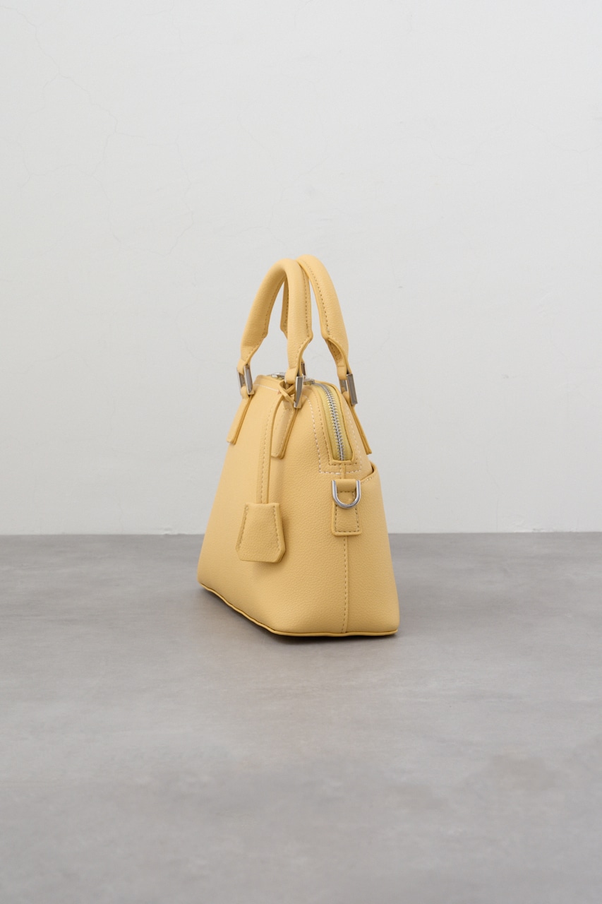 ダブルジッパーハンドバッグ L/YEL FREE