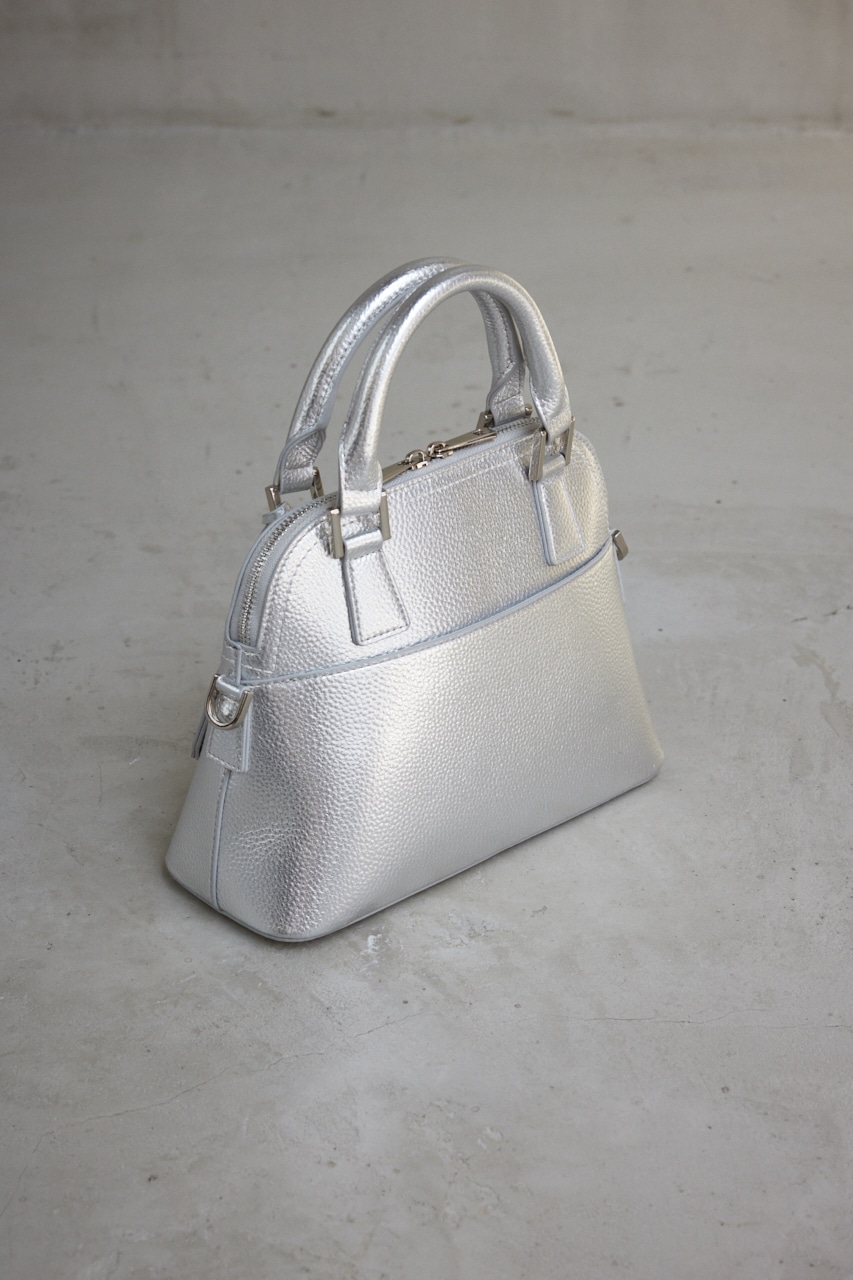 ダブルジッパーハンドバッグ SLV FREE