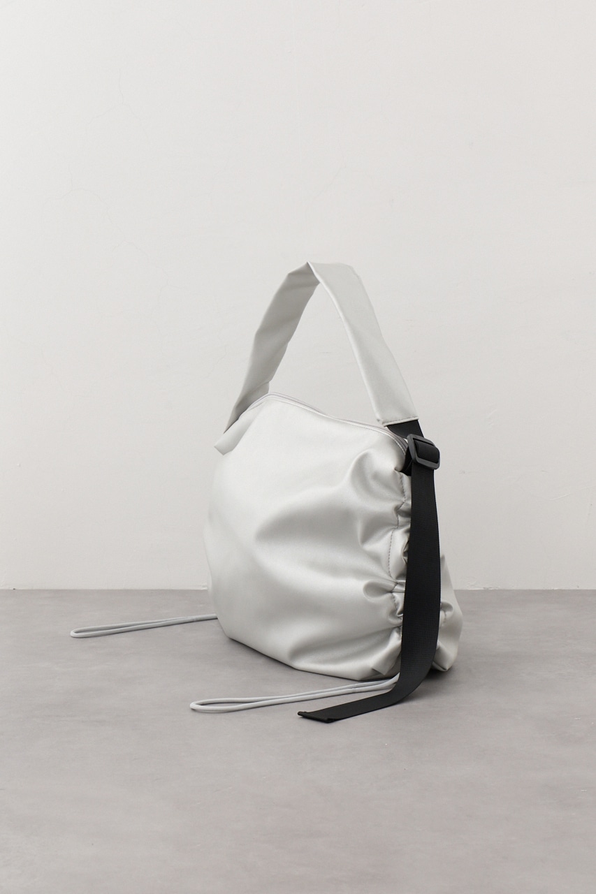 サイドギャザーパデットバッグ SLV FREE