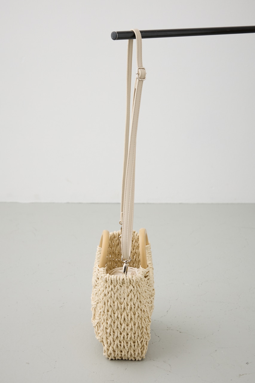 編み込みショルダーバッグ IVOY FREE