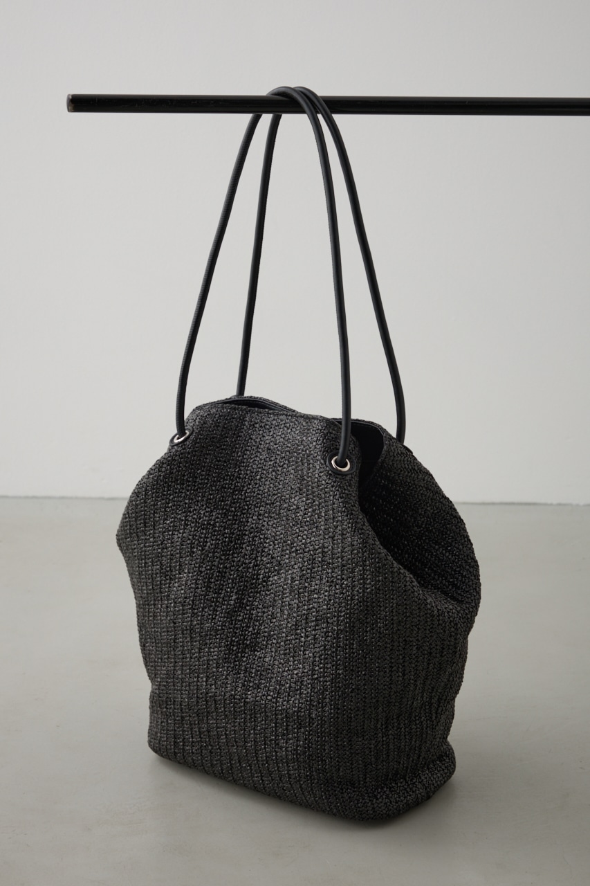 チャームセットメッシュトートバッグ BLK FREE