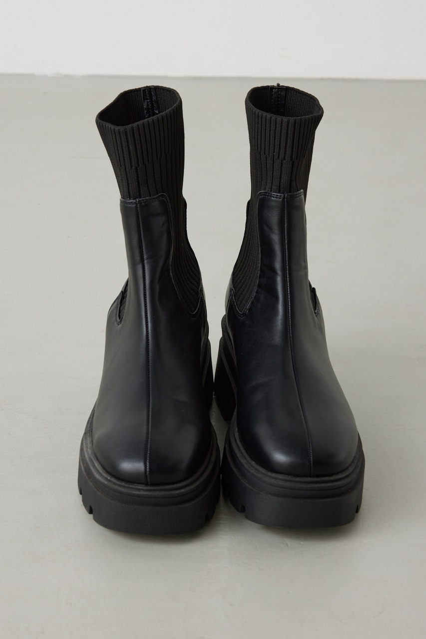 トラックソールソックスブーツ BLK M