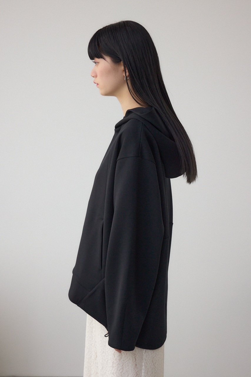 デザインポンチパーカー BLK FREE