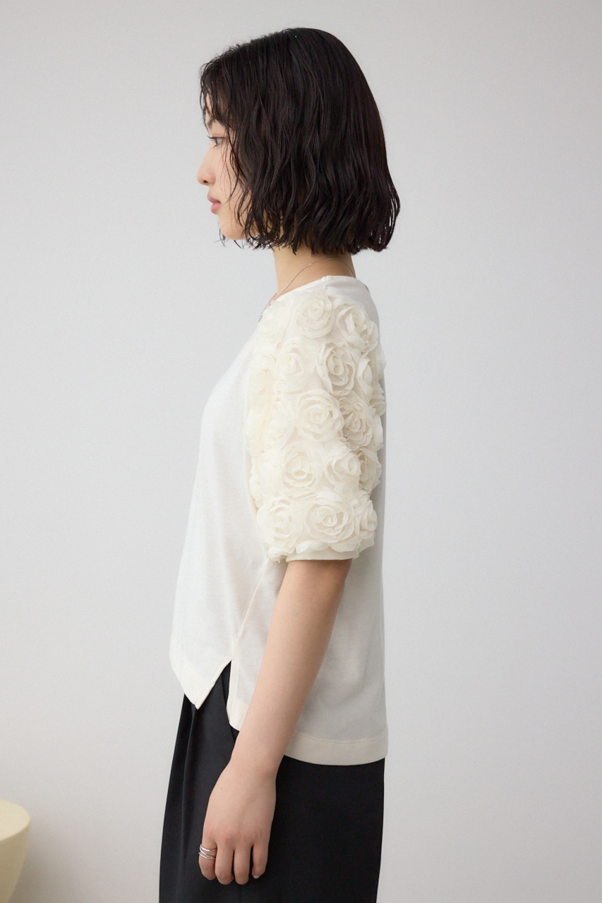 ソデチュールトップス O/WHT FREE