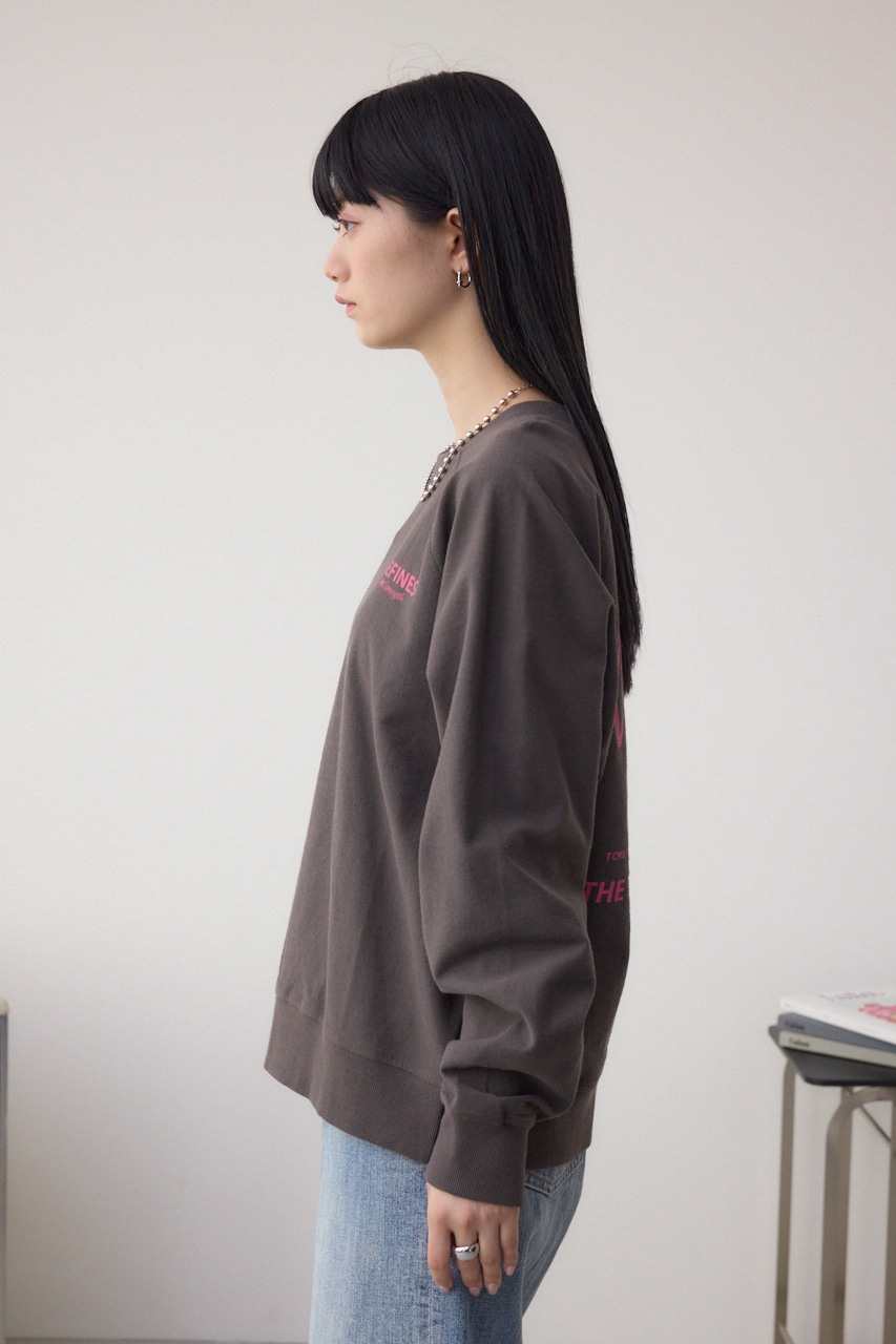 ミニウラケプリントトップス C.GRY FREE