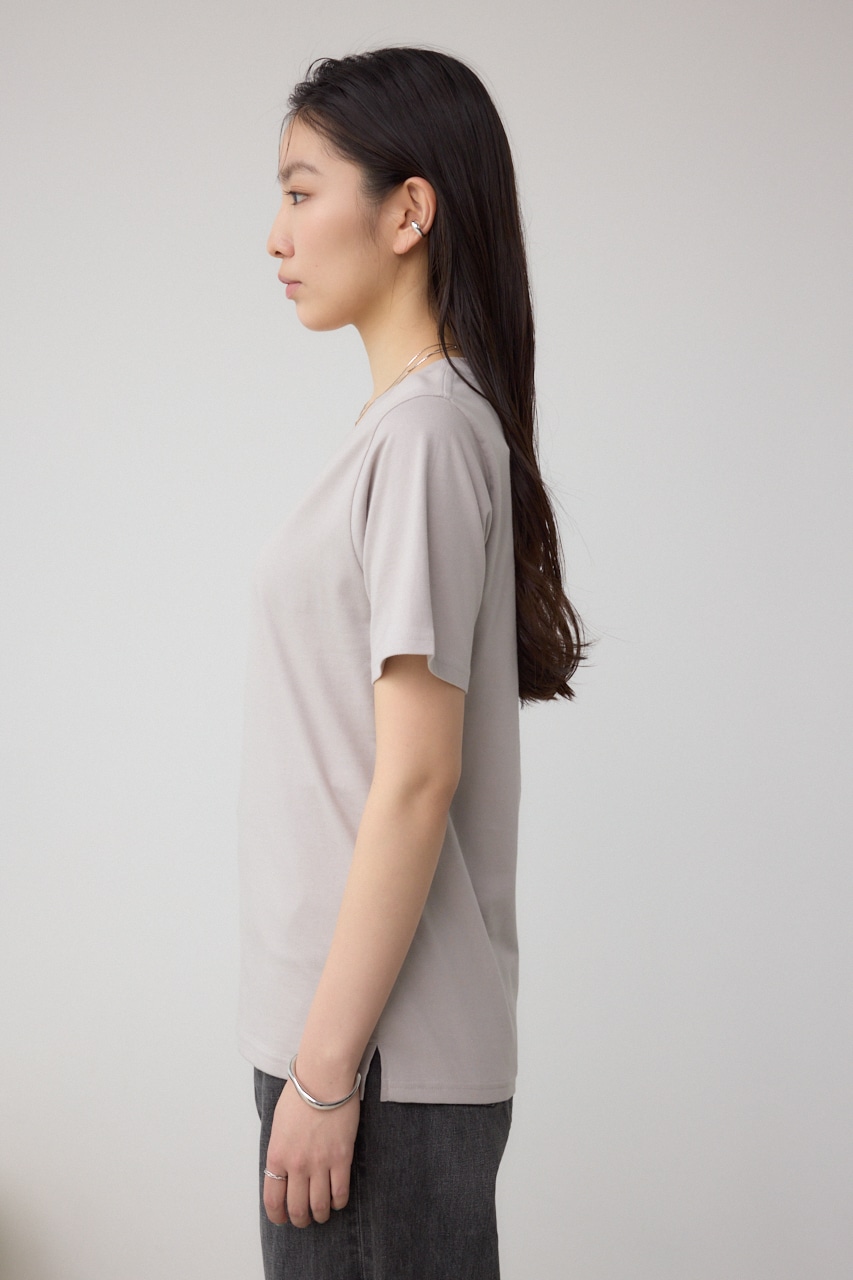 チェストメッセージロゴTシャツ L/GRY S