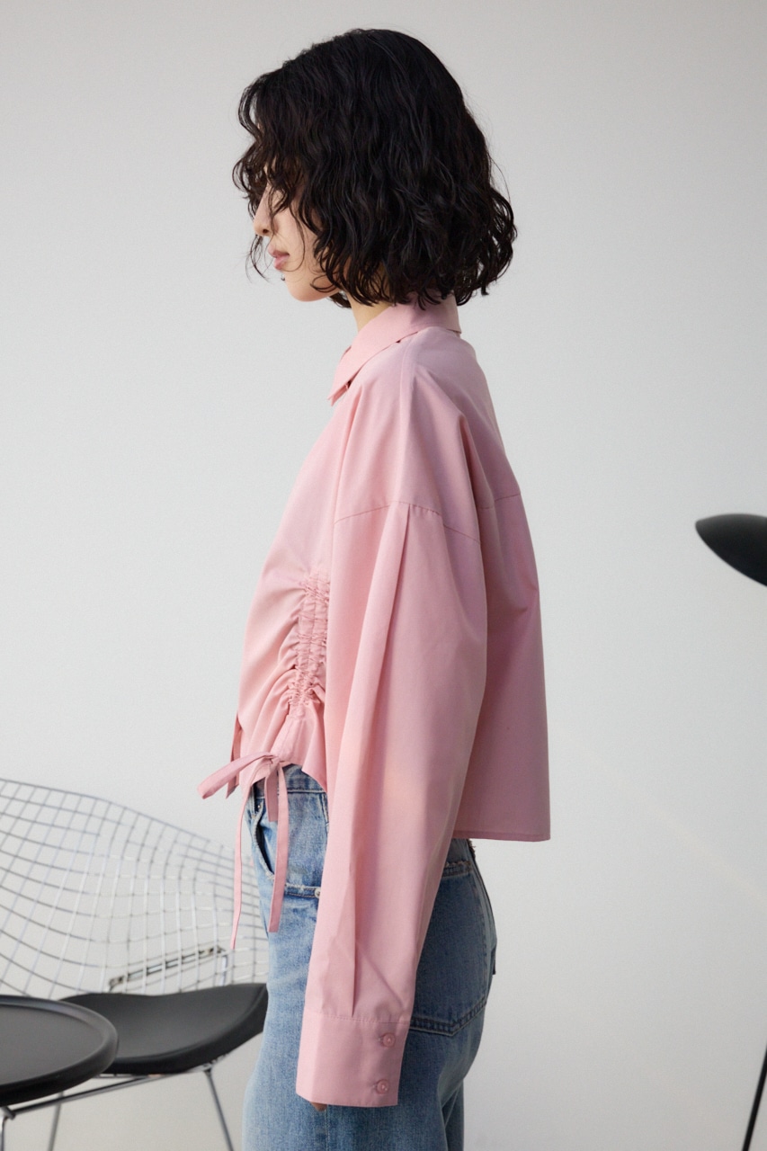 フロントギャザーシャツ PNK FREE