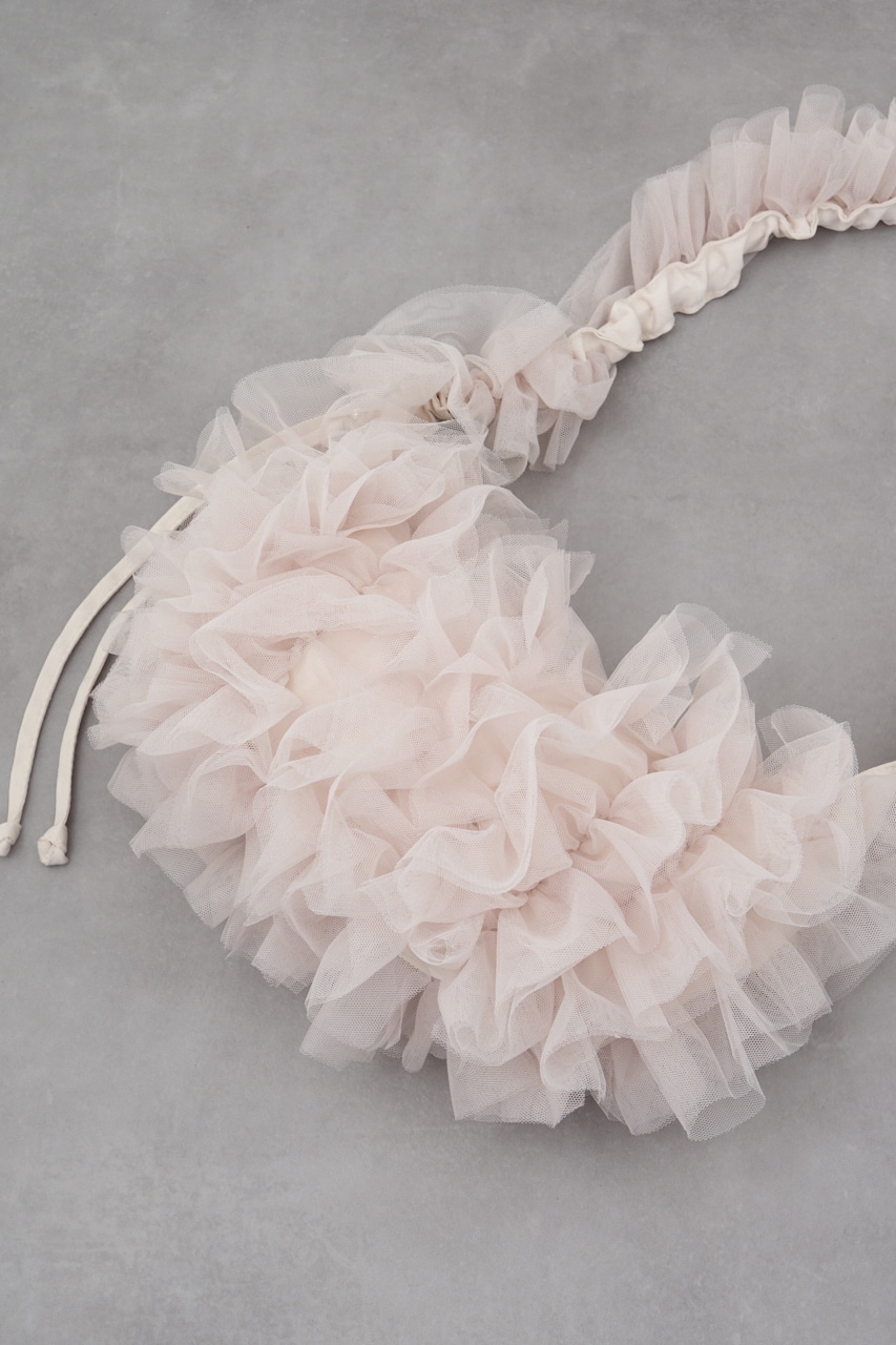 チュールフリルショルダーバッグ IVOY FREE