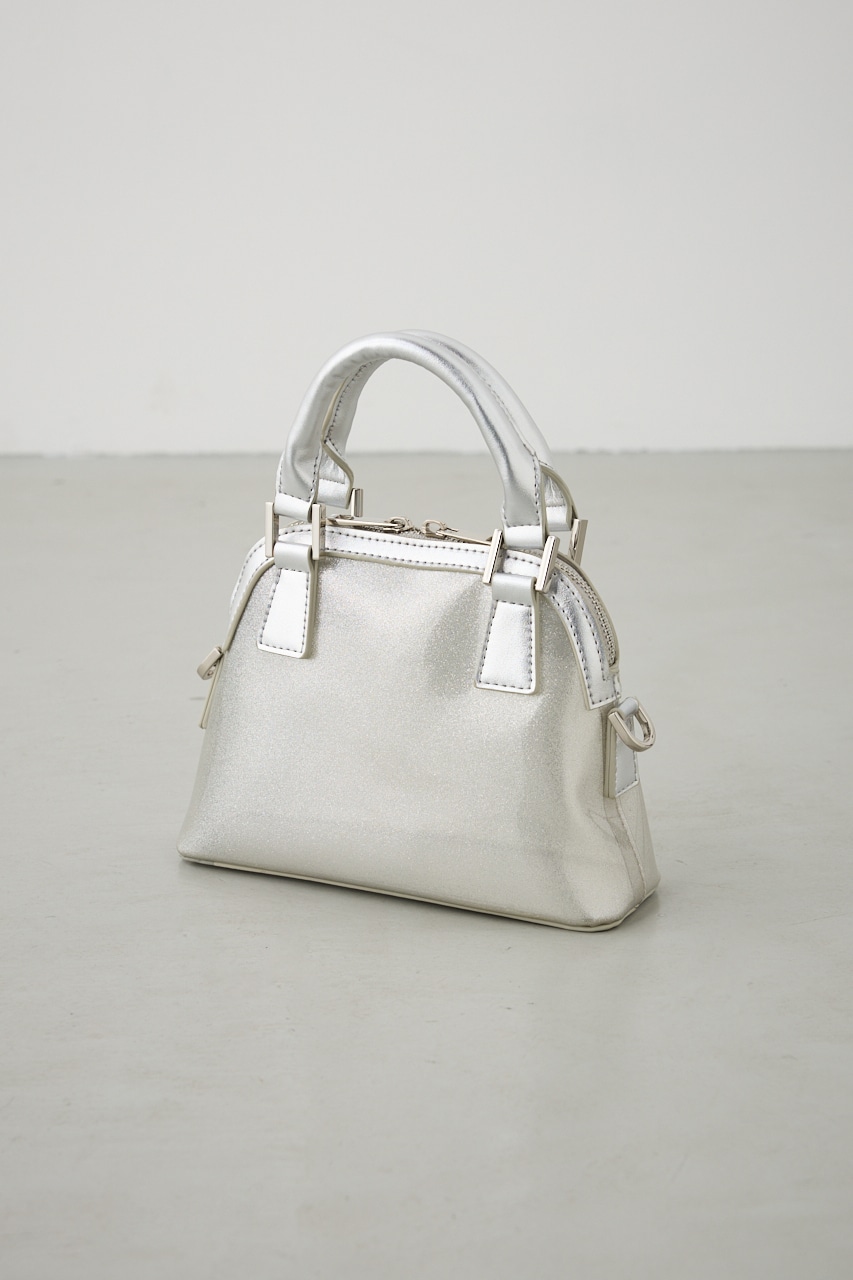 ダブルジッパークリアミニバッグ SLV FREE