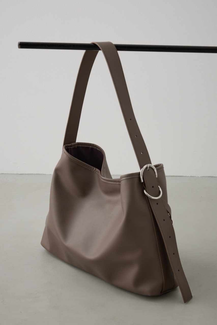 ナローベルトデザイントートバッグ BRN FREE