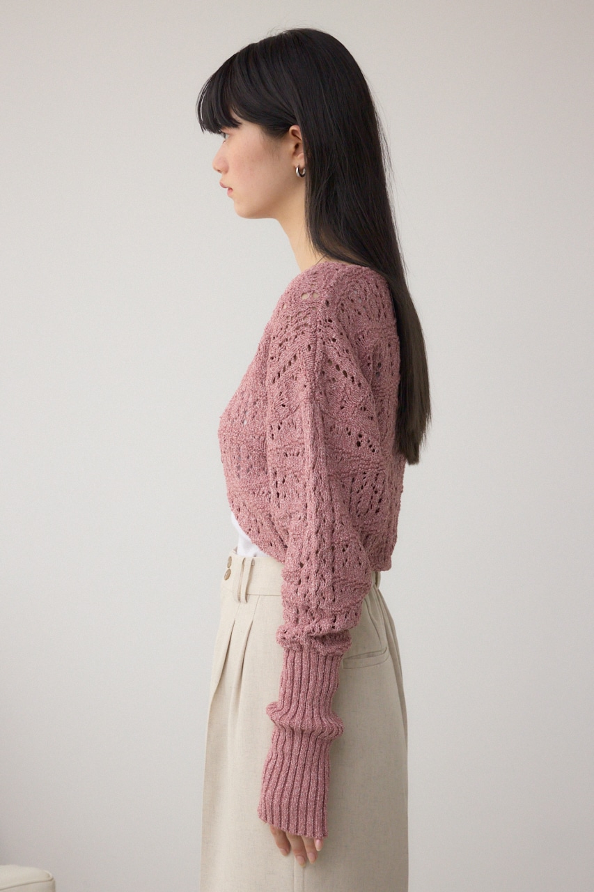 クロシェニットボレロ D/PNK FREE