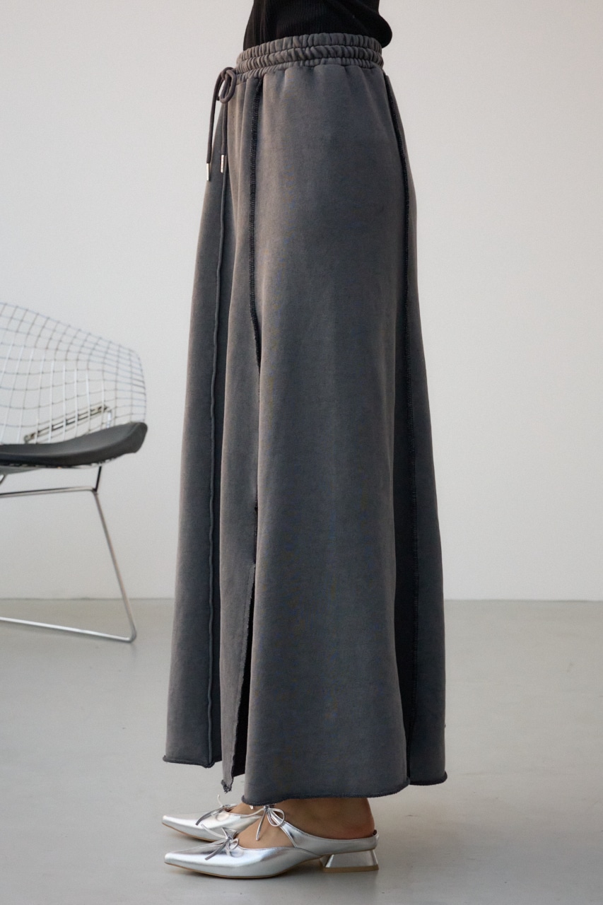 ビンテージライクウラケスカート BLK FREE