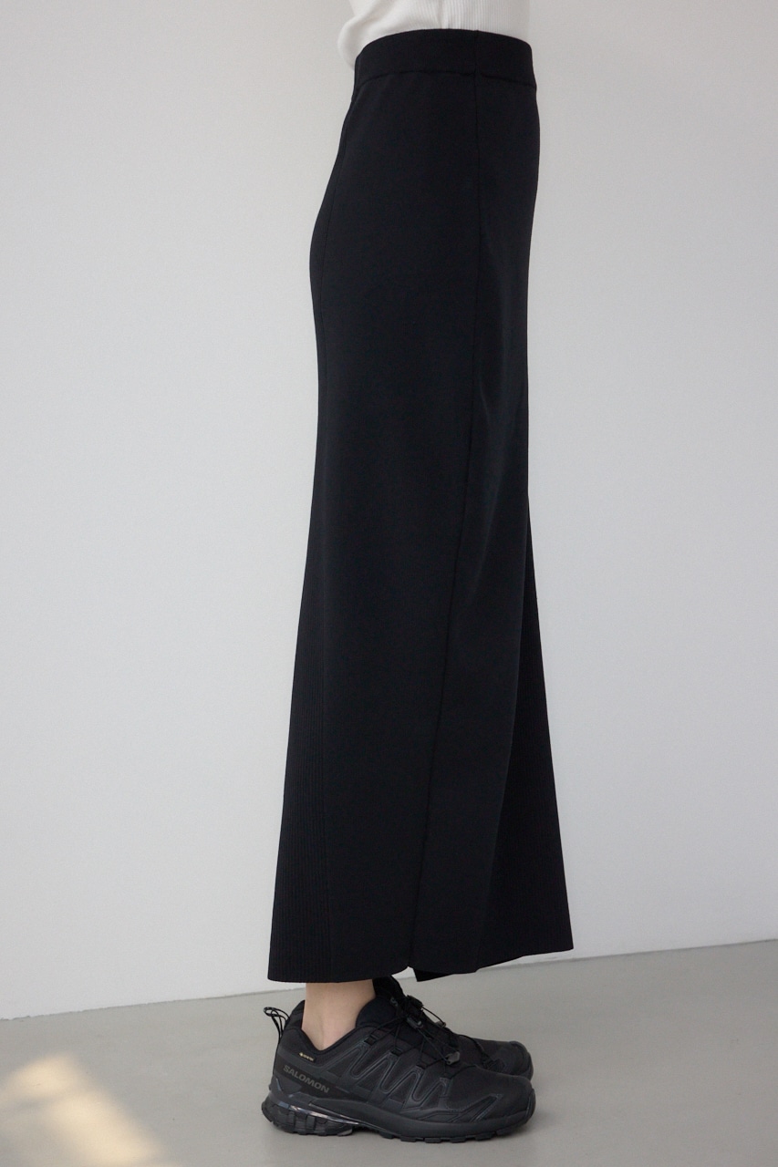 【PLUS】パネルドレープマーメイドスカート BLK S